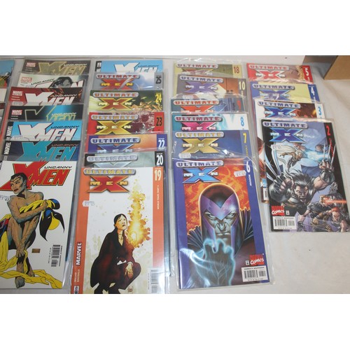 22 - A Quantity Of Comics Including Marvel Mekanix, Marvel New X Men, Marvel Uncanny X-Men, Marvel Ultima...