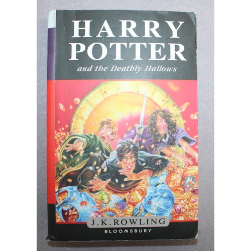 4 - HARRY POTTER And The Deathly Hallows By J.K.Rowling First Edition Book