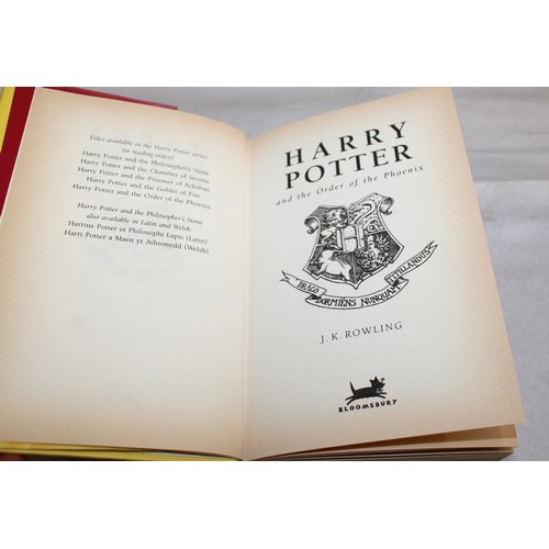 5 - Harry Potter And The Order Of The Phoenix J.K.Rowling First Edition Book