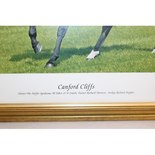 281 - Framed Print Of CANFORD CLIFFS No 20/35. 73cm x 56cm
COLLECTION ONLY