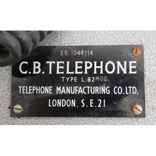 325 - A C.B.Telephone By Telephone Manufacturing Co.Ltd London S.E.21 Height 20cm Length 38cm Untested