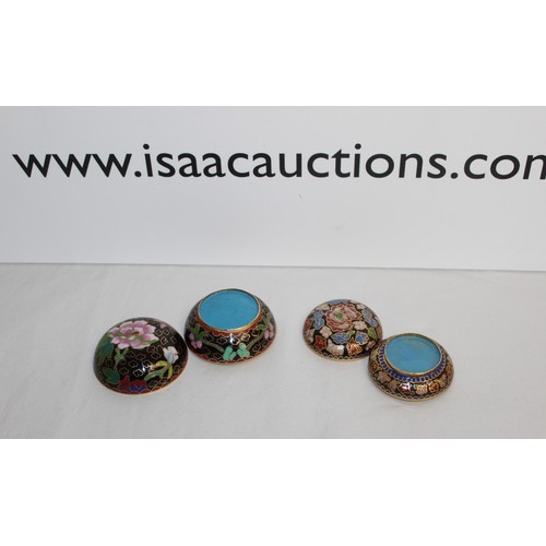 228 - A Quantity Of Collectable Cloisonne Items Inc: Trinket Pots, Bowl Etc