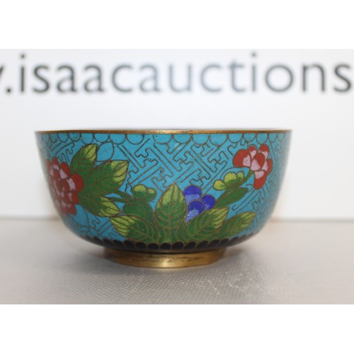 228 - A Quantity Of Collectable Cloisonne Items Inc: Trinket Pots, Bowl Etc