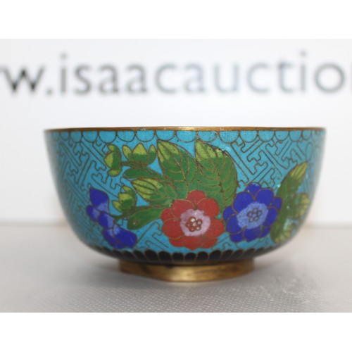 228 - A Quantity Of Collectable Cloisonne Items Inc: Trinket Pots, Bowl Etc