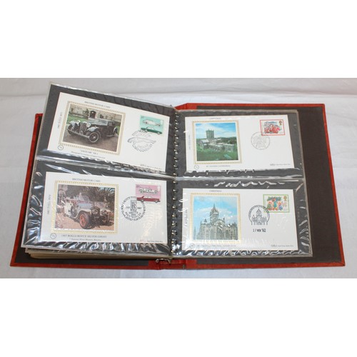 359 - 3 x Folders Containing A Quantity Of Benham Stamp Collections Only Showing Some In Pictures