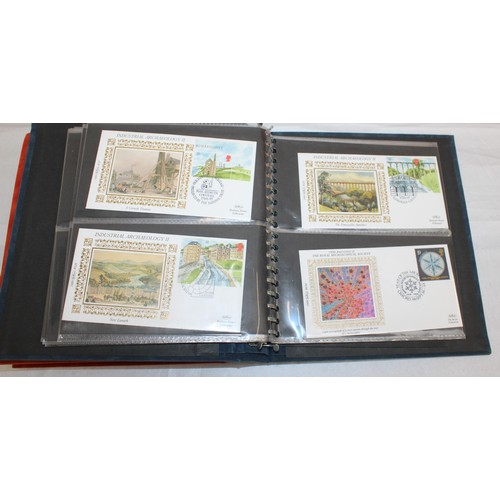 359 - 3 x Folders Containing A Quantity Of Benham Stamp Collections Only Showing Some In Pictures