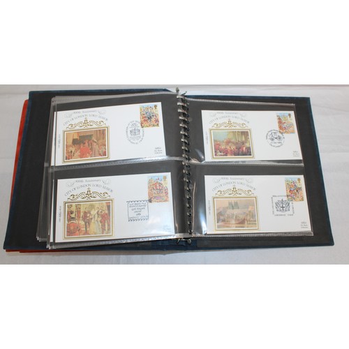 359 - 3 x Folders Containing A Quantity Of Benham Stamp Collections Only Showing Some In Pictures