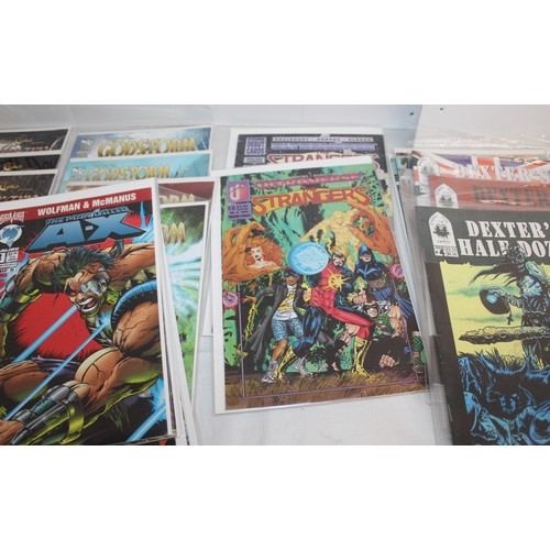 25 - A Large Quantity Of Comics Including, Speed Racer, Speed Racer X, Eureka, Stingers, Serinity, Tomb R...