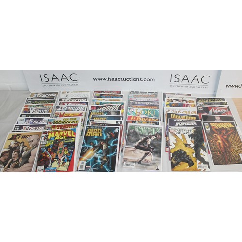 26 - A Quantity Of Marvel Comics Including X-Factor, Ultimate Iron Man, Daredevil, Night Side, Loki, Aven...