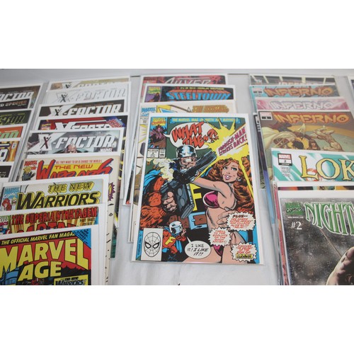 26 - A Quantity Of Marvel Comics Including X-Factor, Ultimate Iron Man, Daredevil, Night Side, Loki, Aven...