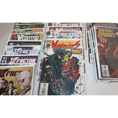 26 - A Quantity Of Marvel Comics Including X-Factor, Ultimate Iron Man, Daredevil, Night Side, Loki, Aven...