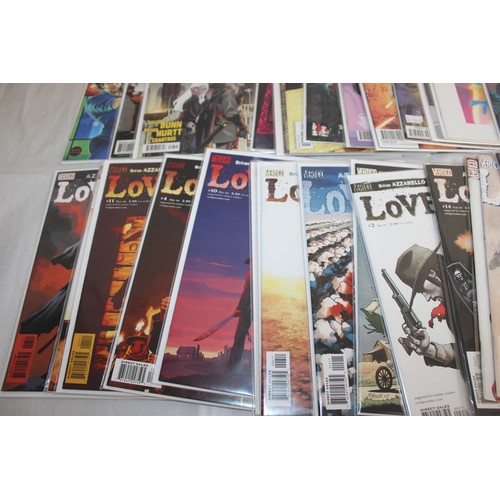 27 - A Quantity Of Comics By Vertigo And Other Including Loveless, Sweet Tooth, Art Ops, Battlestar Galat...