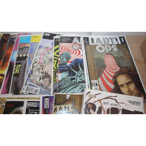 27 - A Quantity Of Comics By Vertigo And Other Including Loveless, Sweet Tooth, Art Ops, Battlestar Galat...