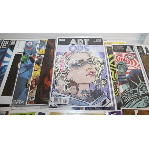 27 - A Quantity Of Comics By Vertigo And Other Including Loveless, Sweet Tooth, Art Ops, Battlestar Galat...