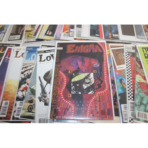 27 - A Quantity Of Comics By Vertigo And Other Including Loveless, Sweet Tooth, Art Ops, Battlestar Galat...