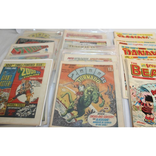 29 - A Selection Of Collectable Comics Including 200AD, The Beano, The Dandy And Big...