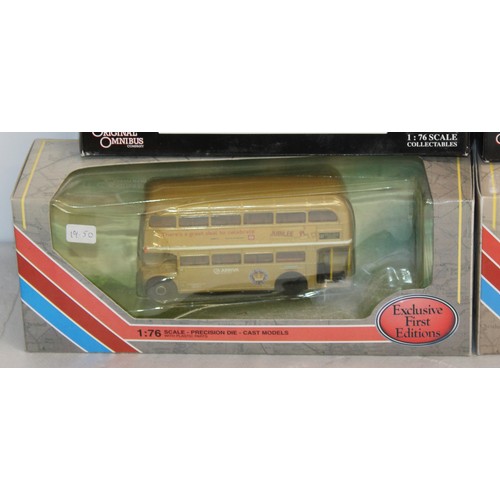 619 - 2 x Boxed Exclusive First Editions Die Cast Models 2 x Boxed The Oringinal Omnibus By Corgi All Look... 