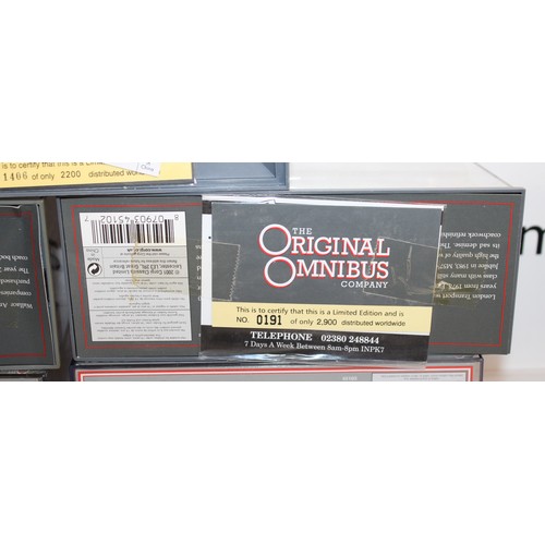 623 - 5 x Boxed Corgi The Original Omnibus Limited Edition Models