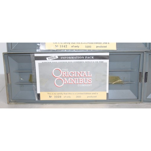 630 - 4 x Boxed The Original Omnibus Corgi Limited Edition Models