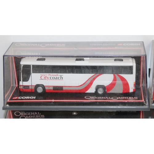 633 - 4 x Boxed Corgi The Original Omnibus Company Die Cast Vehicles All Look To Be In Good Condition