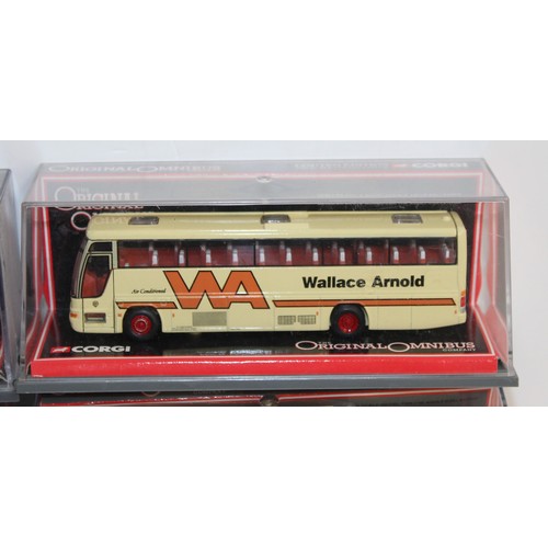 633 - 4 x Boxed Corgi The Original Omnibus Company Die Cast Vehicles All Look To Be In Good Condition