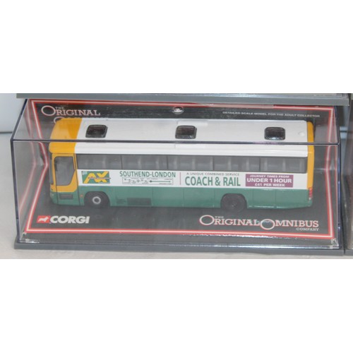 635 - 4 x Boxed Corgi The Original Omnibus Company Die Cast Vehicles All Look To Be In Good Condition