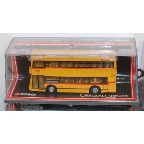 636 - 4 x Boxed Corgi The Original Omnibus Company Die Cast Vehicles All Look To Be In Good Condition