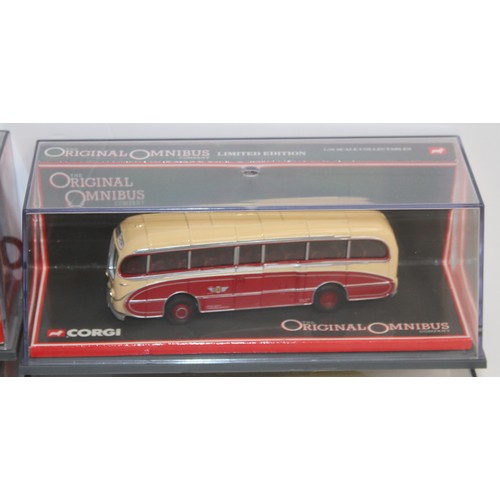 636 - 4 x Boxed Corgi The Original Omnibus Company Die Cast Vehicles All Look To Be In Good Condition