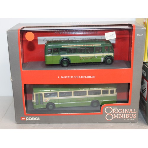 638 - 3 x Boxed Corgi The Original Omnibus Company Die Cast Vehicles All Look To Be In Good Condition