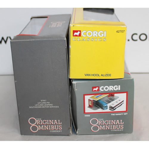 638 - 3 x Boxed Corgi The Original Omnibus Company Die Cast Vehicles All Look To Be In Good Condition