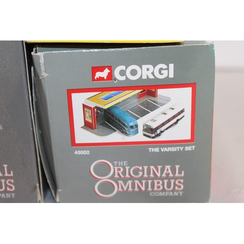 638 - 3 x Boxed Corgi The Original Omnibus Company Die Cast Vehicles All Look To Be In Good Condition