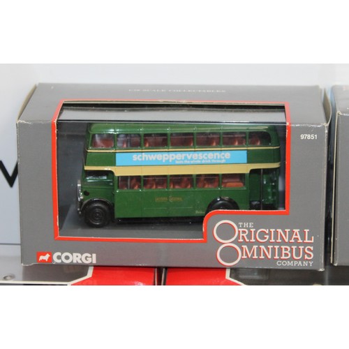 639 - 5 x Boxed Corgi The Original Omnibus Company Die Cast Vehicles All Look To Be In Good Condition