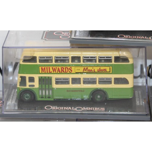 640 - 6 x Boxed Corgi The Original Omnibus Company Die Cast Vehicles All Look To Be In Good Condition