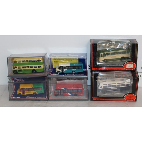 647 - 2 x Boxed Exclusive First Editions Die Cast Models And 4 x Boxed Original Omnibus Company All Look T... 