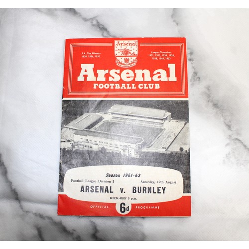 284 - A Quantity Of Football Programs inc: Arsenal Chelsea Tottenham Hotspur And West Ham United Dated Fro... 