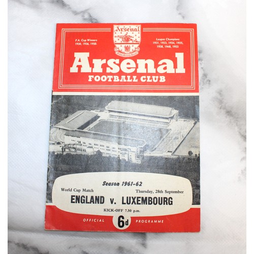 284 - A Quantity Of Football Programs inc: Arsenal Chelsea Tottenham Hotspur And West Ham United Dated Fro... 