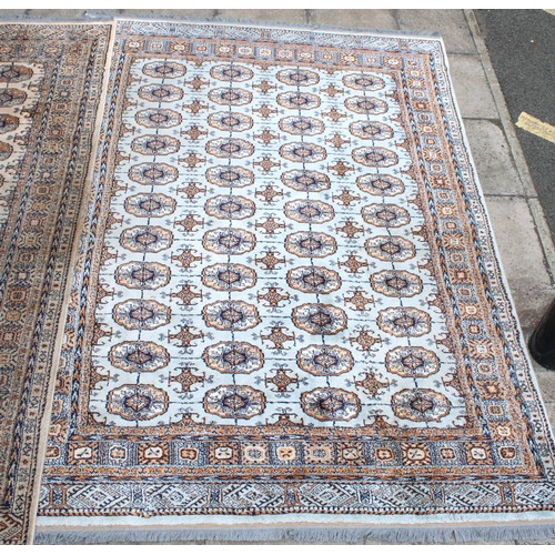 201 - 2 x Boukhara Turkish Rugs 240 x 173 cm COLLECTION ONLY
Slight Wear Along One Edge As Shown In Pictur... 