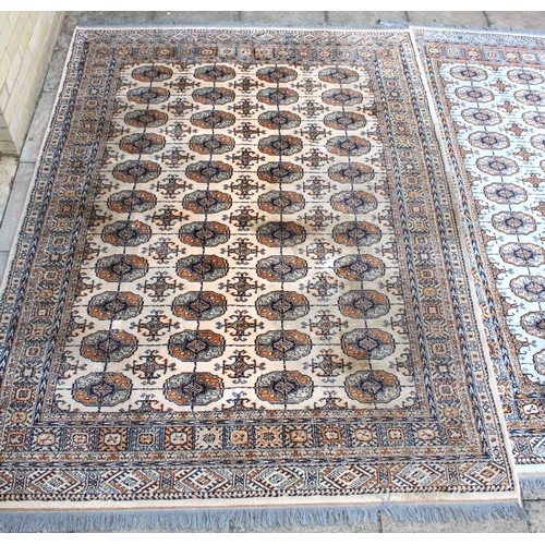 201 - 2 x Boukhara Turkish Rugs 240 x 173 cm COLLECTION ONLY
Slight Wear Along One Edge As Shown In Pictur... 