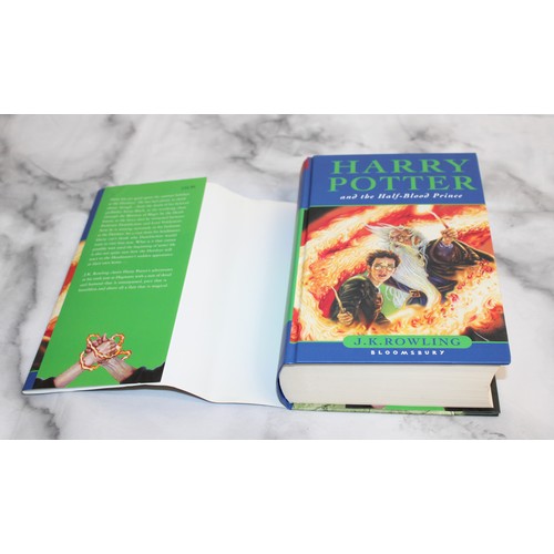 6 - First Edition Harry Potter And The Half-Blood Prince Hard Back Book with Recognised PRINTING ERROR (... 