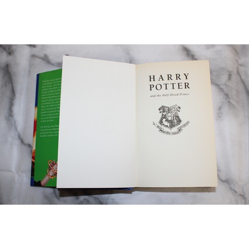 6 - First Edition Harry Potter And The Half-Blood Prince Hard Back Book with Recognised PRINTING ERROR (... 