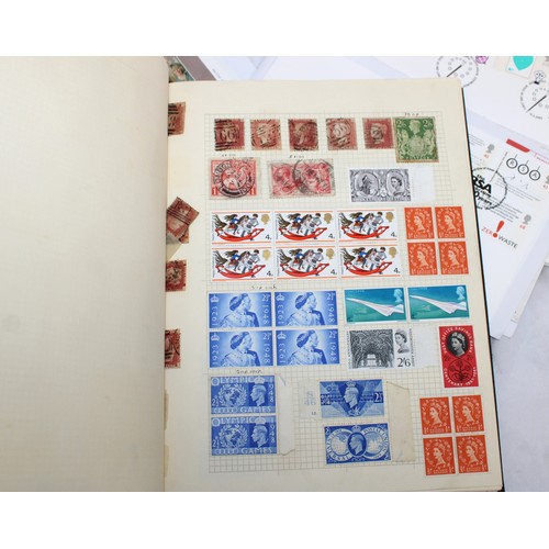 361 - Quantity Of World wide Stamps In Albums/Royal Mail First Day Covers/Etc