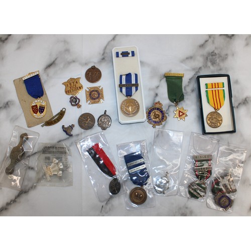 160 - Selection Of Badges/Medals Etc