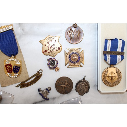 160 - Selection Of Badges/Medals Etc