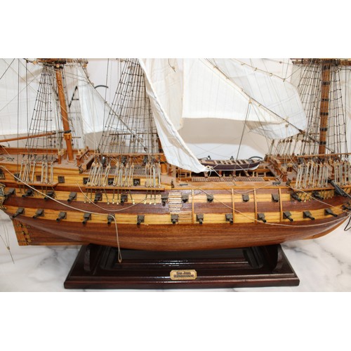 163 - Wooden Model Of SAN JUAN NEPOMUCENO Ship Length-87cm Height-82cm
On A Stand
COLLECTION ONLY