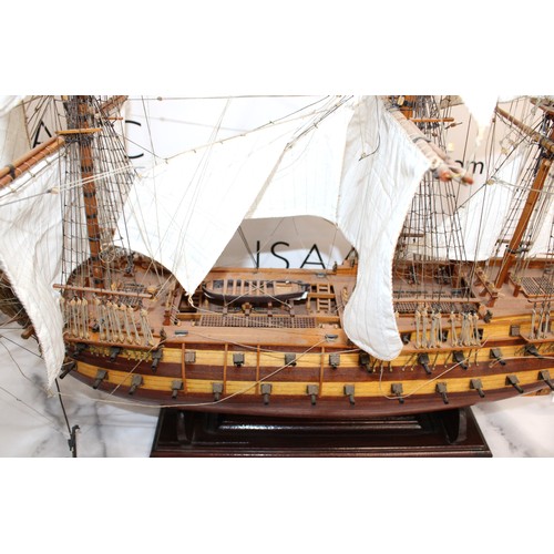 163 - Wooden Model Of SAN JUAN NEPOMUCENO Ship Length-87cm Height-82cm
On A Stand
COLLECTION ONLY