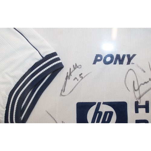 286 - Framed 1997-98 Tottenham Hotspur Signed Shirt Height-107cm x 88cm

INCLUDES 18 SIGNATURES

COLLECTIO... 