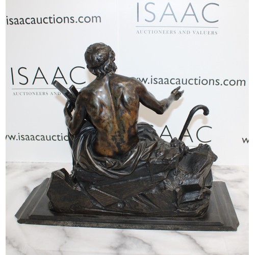 40 - Heavy Bronzed Sculpture Length 53cm Height 39cm
COLLECTION ONLY...