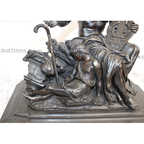 40 - Heavy Bronzed Sculpture Length 53cm Height 39cm
COLLECTION ONLY...