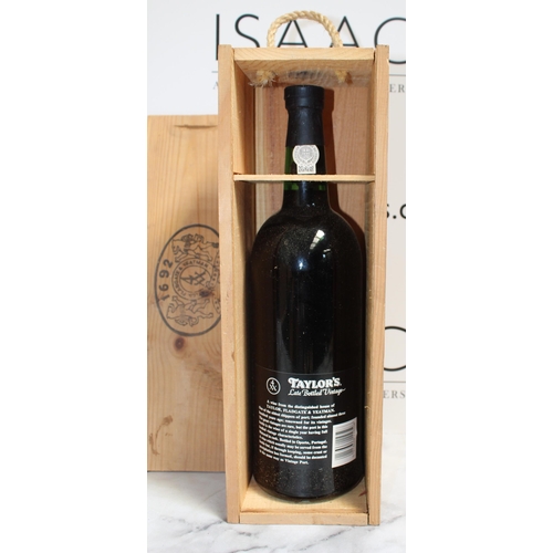 267 - Taylors Late Bottled Vintage 4XX Port 1982 - 150cl - Serial Number 624277 provided within original w... 