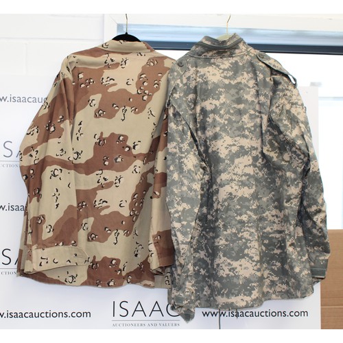 292 - 2 x Camouflage Jackets One With Trousers